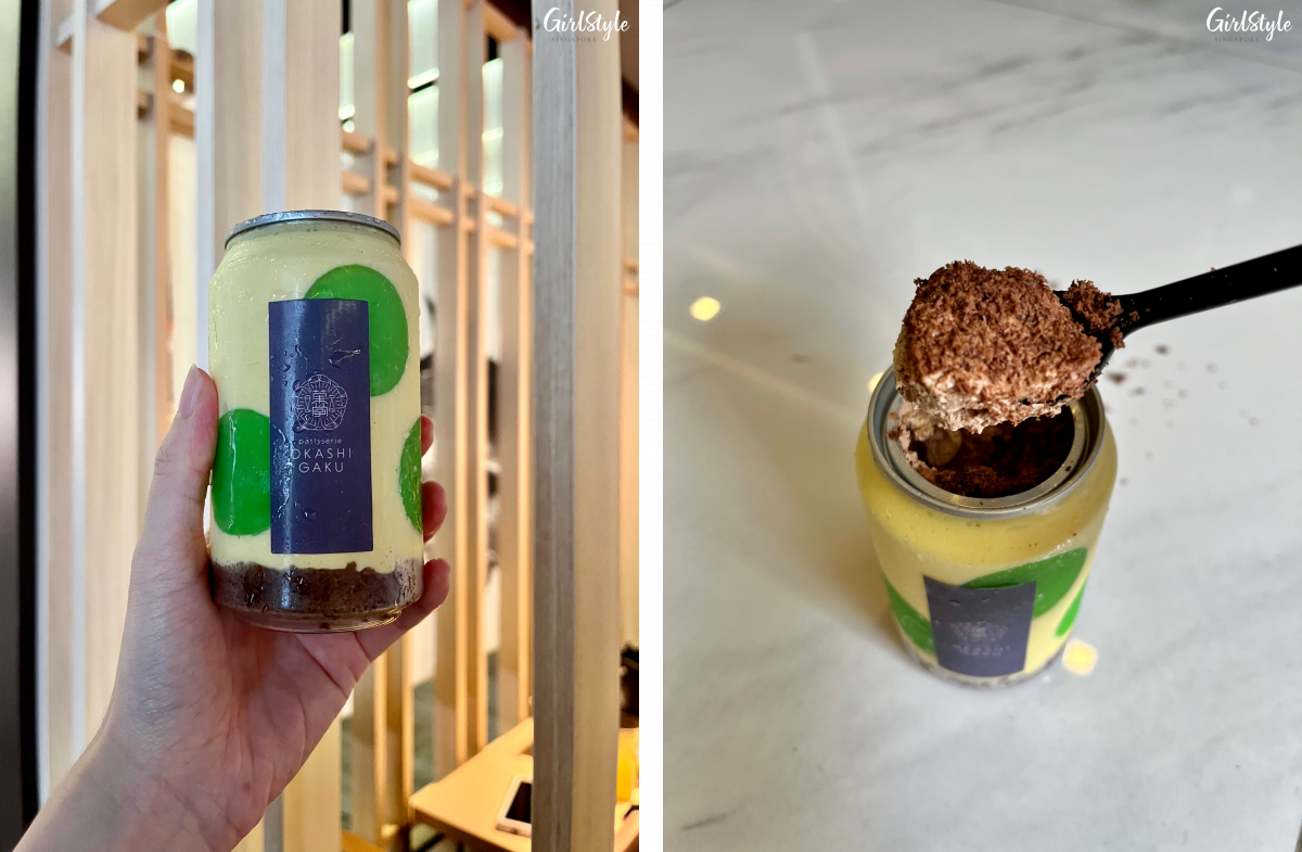 Okashi Gaku Mango Chocolat Can