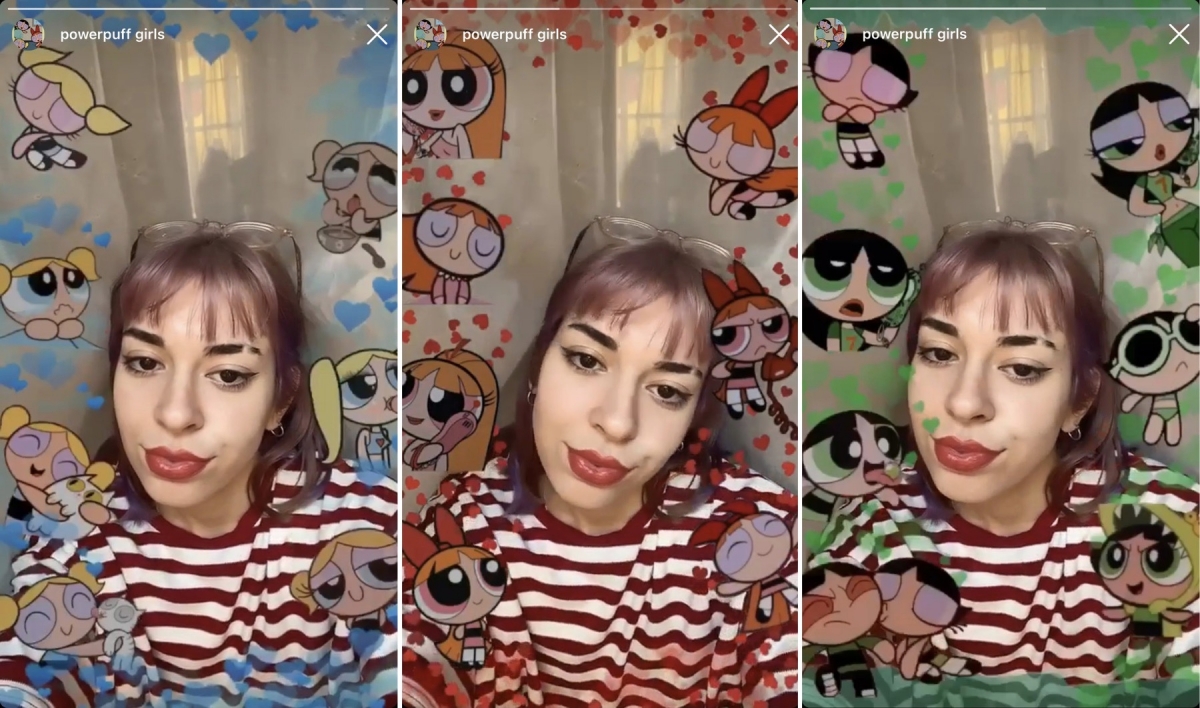 Powerpuff Girls Instagram Stories Filter