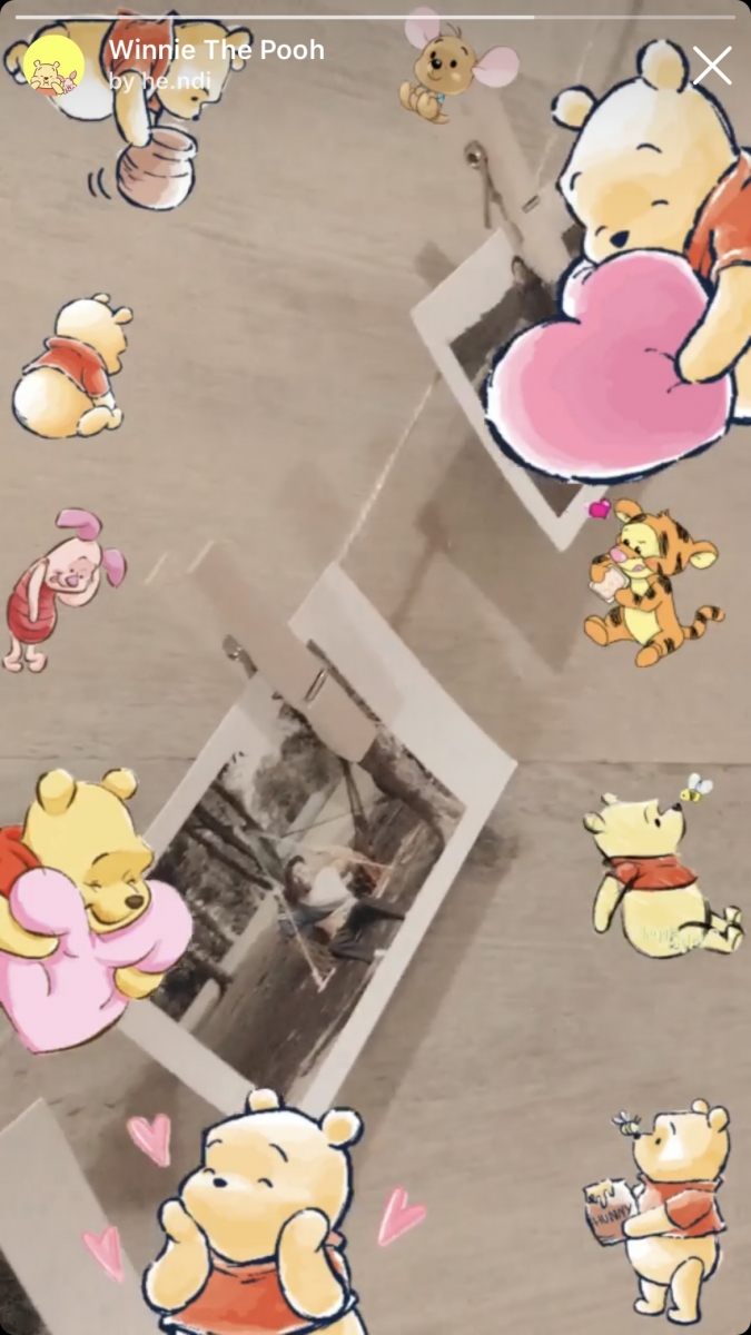 Winnie The Pooh Instagram Stories Filter