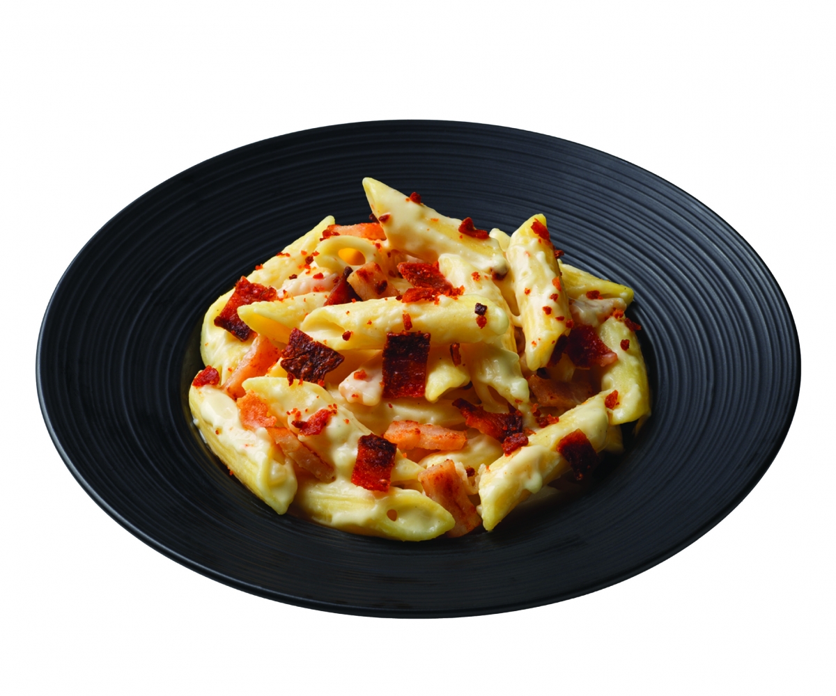 Carbonara Penne with Chicken Ham