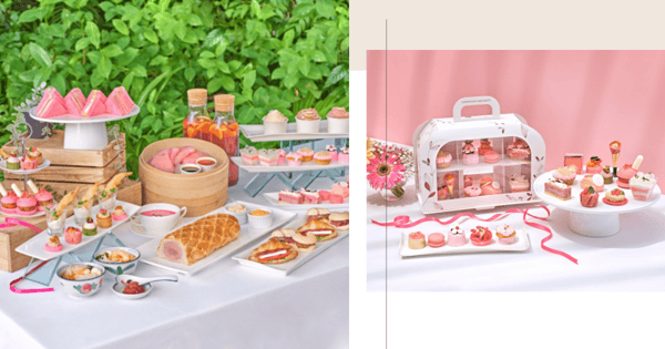 Afternoon Tea Buffet With New Rosy-Themed Desserts At Goodwood Park Hotel Singapore