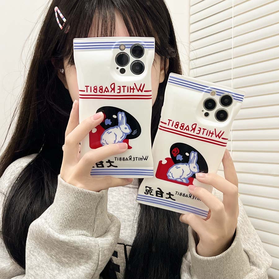 White Rabbit Candy iPhone case