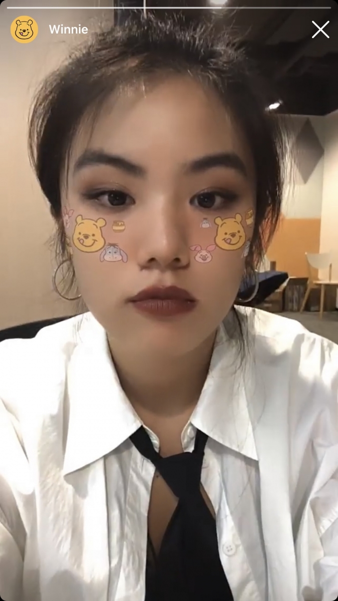 Winnie The Pooh Instagram Stories Filter
