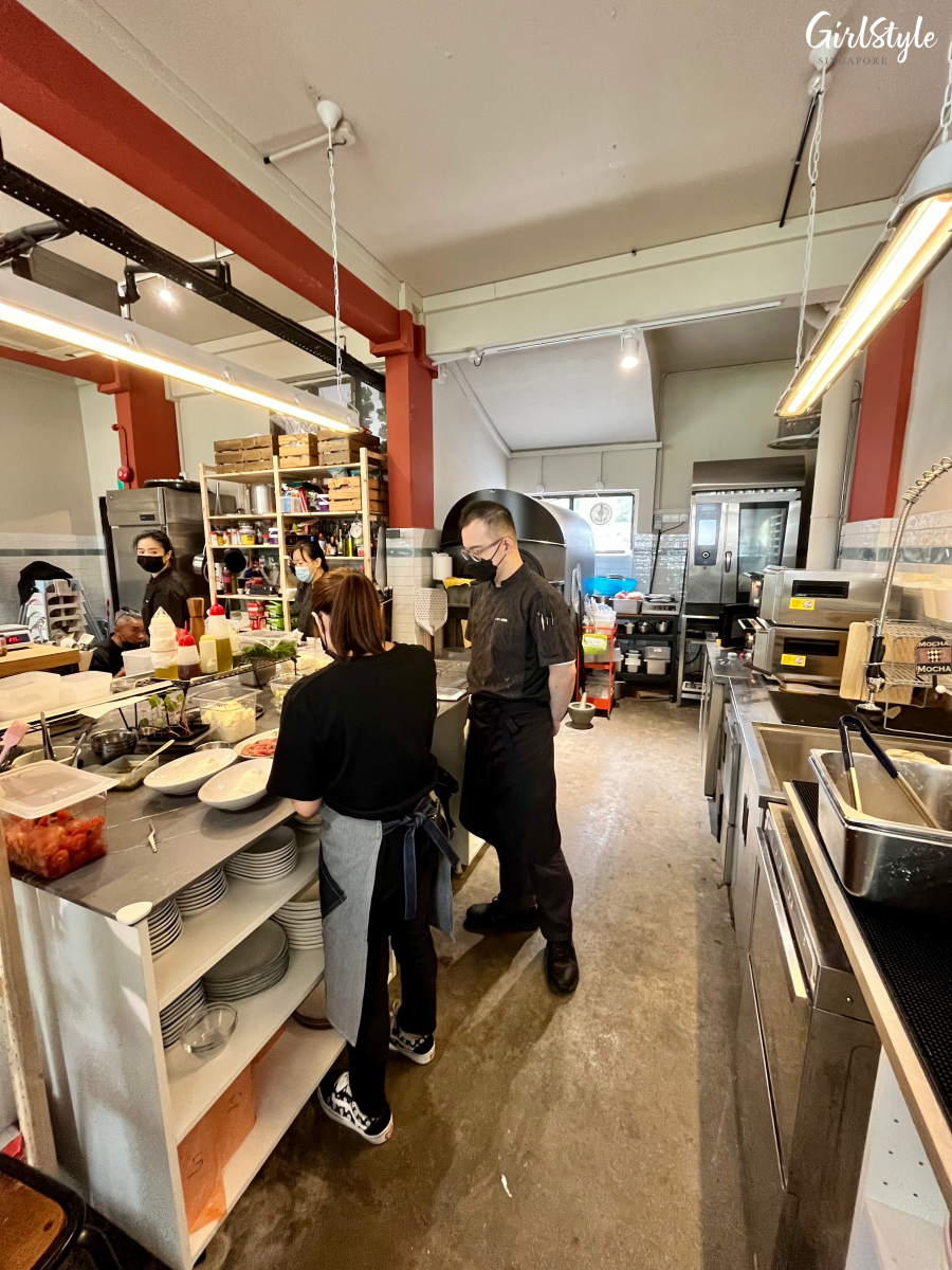 Gusta Sourdough Pizza Co. kitchen