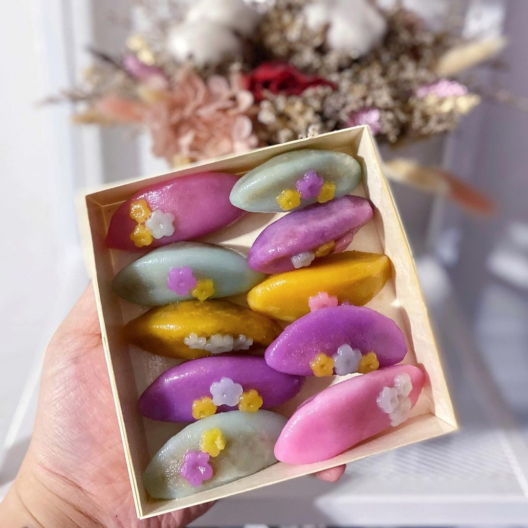 Cute Korean rice cakes by The Songpyeon House in Singapore