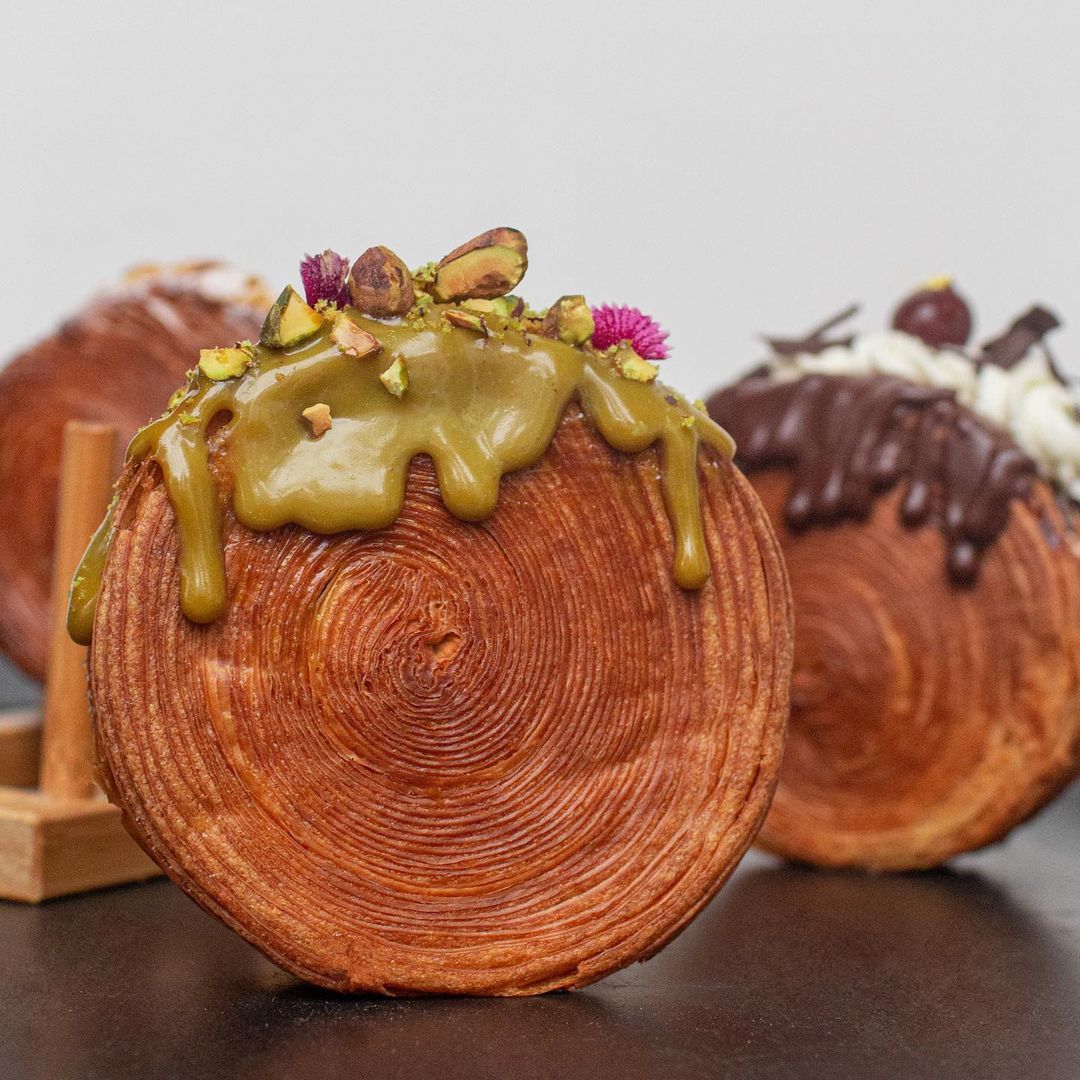 Yeast Side Swirls, Circular Croissants in Singapore