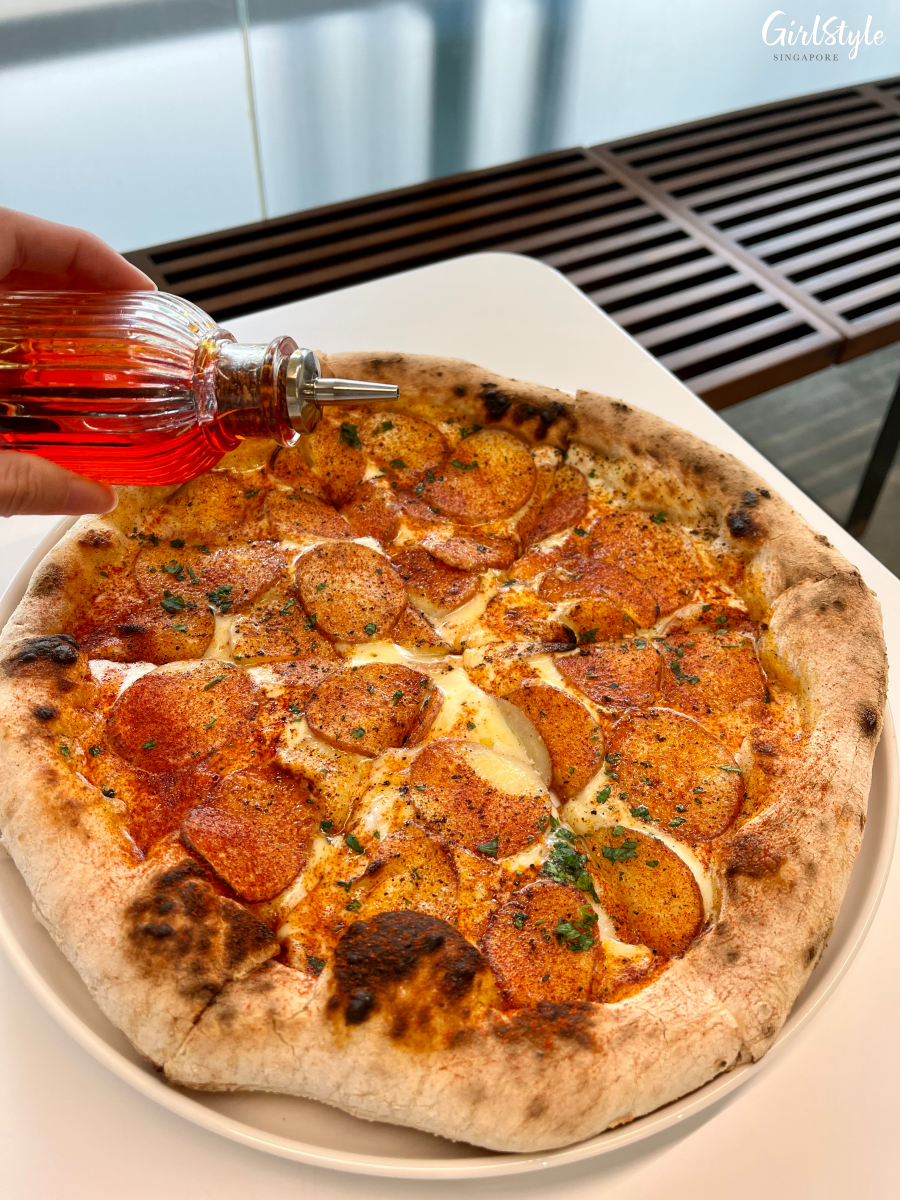 Raclette Cheese & Potato Pizza