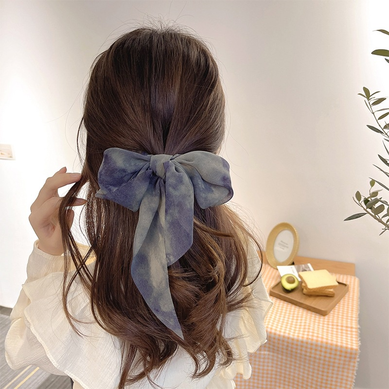 Scarf scrunchie hairstyles