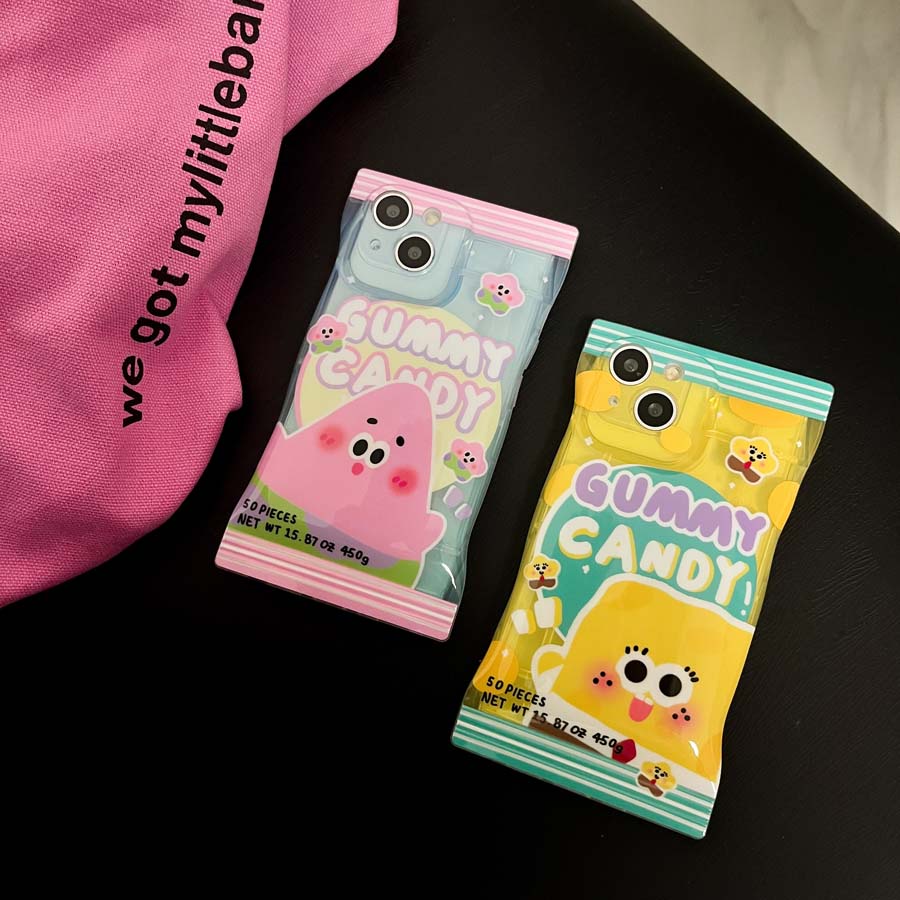 SpongeBob and Patrick candy bag iPhone case