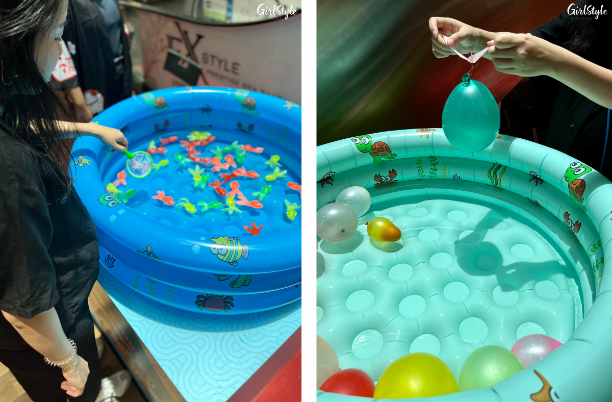 Goldfish Scooping and Water Balloon Yoyo games