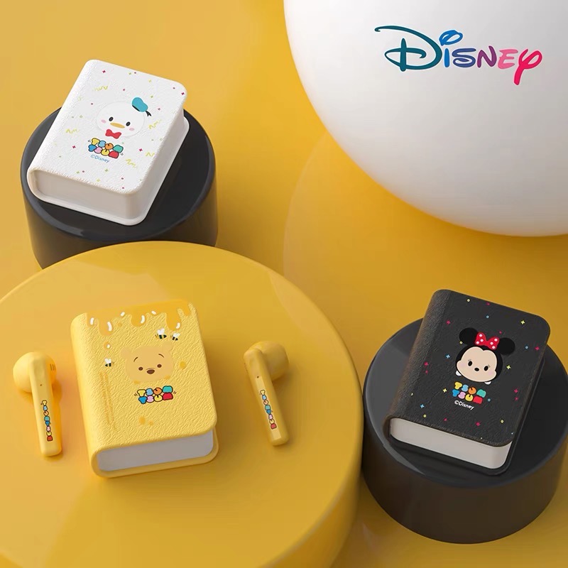 Book-shaped Disney Tsum Tsum wireless earbuds
