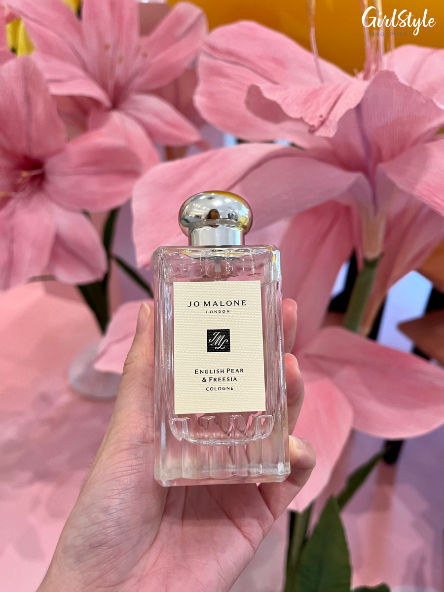 English Pear & Freesia cologne in a special edition fluted bottle design