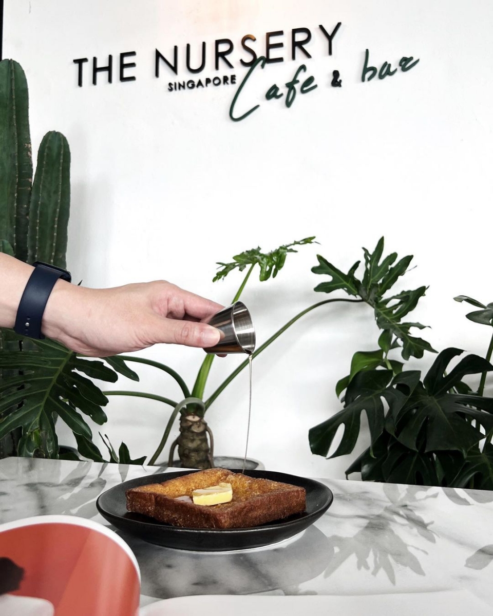 The Nursery Cafe & Bar, Cafes in Singapore Hong Kong Style Toast