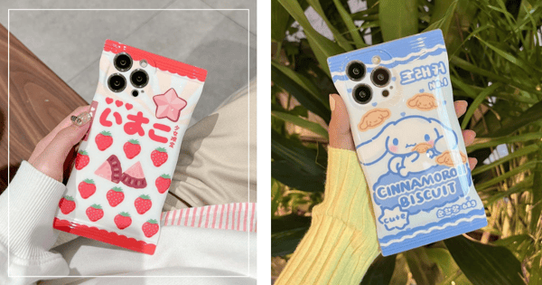 Adorable Candy Bag iPhone Cases Ft. Sanrio, Shin-Chan, White Rabbit Candy & More