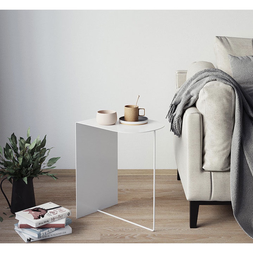 Asymmetrical side table