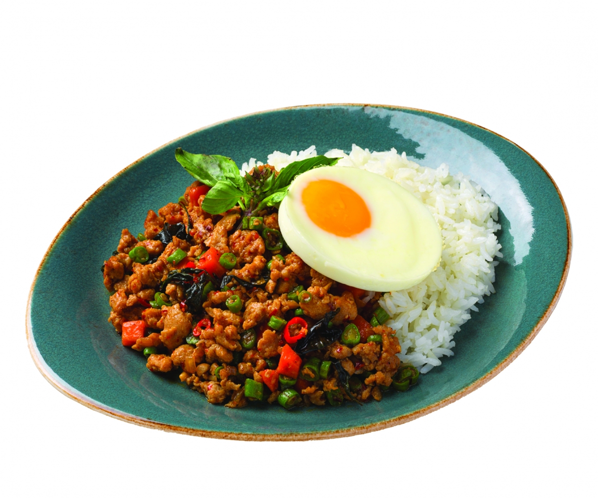  Thai Basil Chicken with Rice