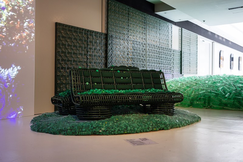 Potato Head Green Lawn Chair - N*thing is Possible exhibition at National Design Centre