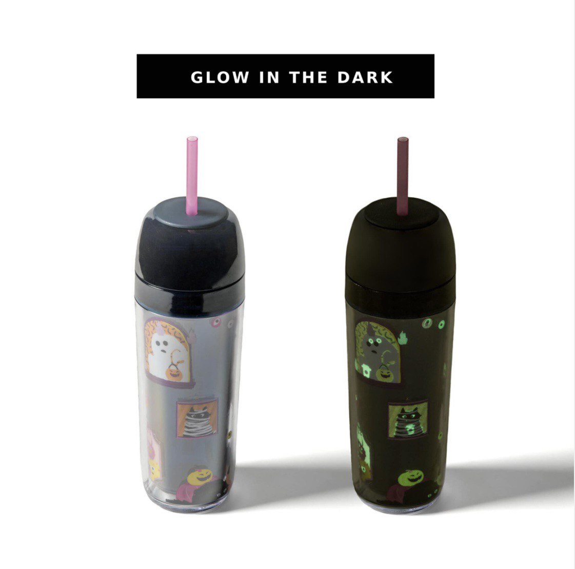 Starbucks Halloween Collection - Glow In The Dark Haunted House Cold Cup