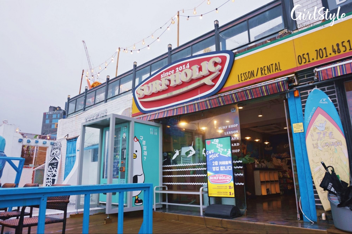 Surfholic at Songjeong Beach Busan Korea