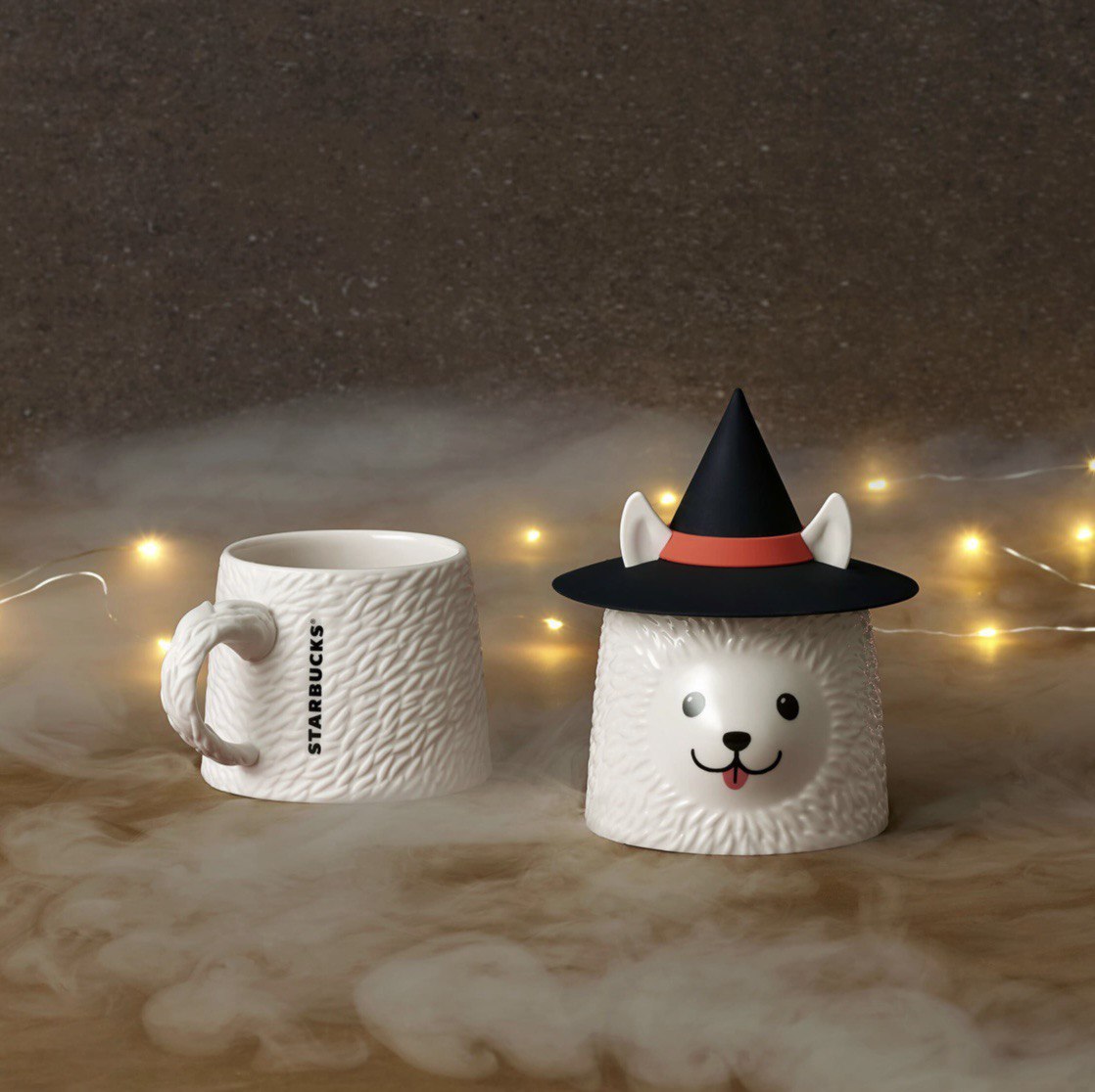 Starbucks Halloween Collection - Dog In Witch Hat Mug With Lid