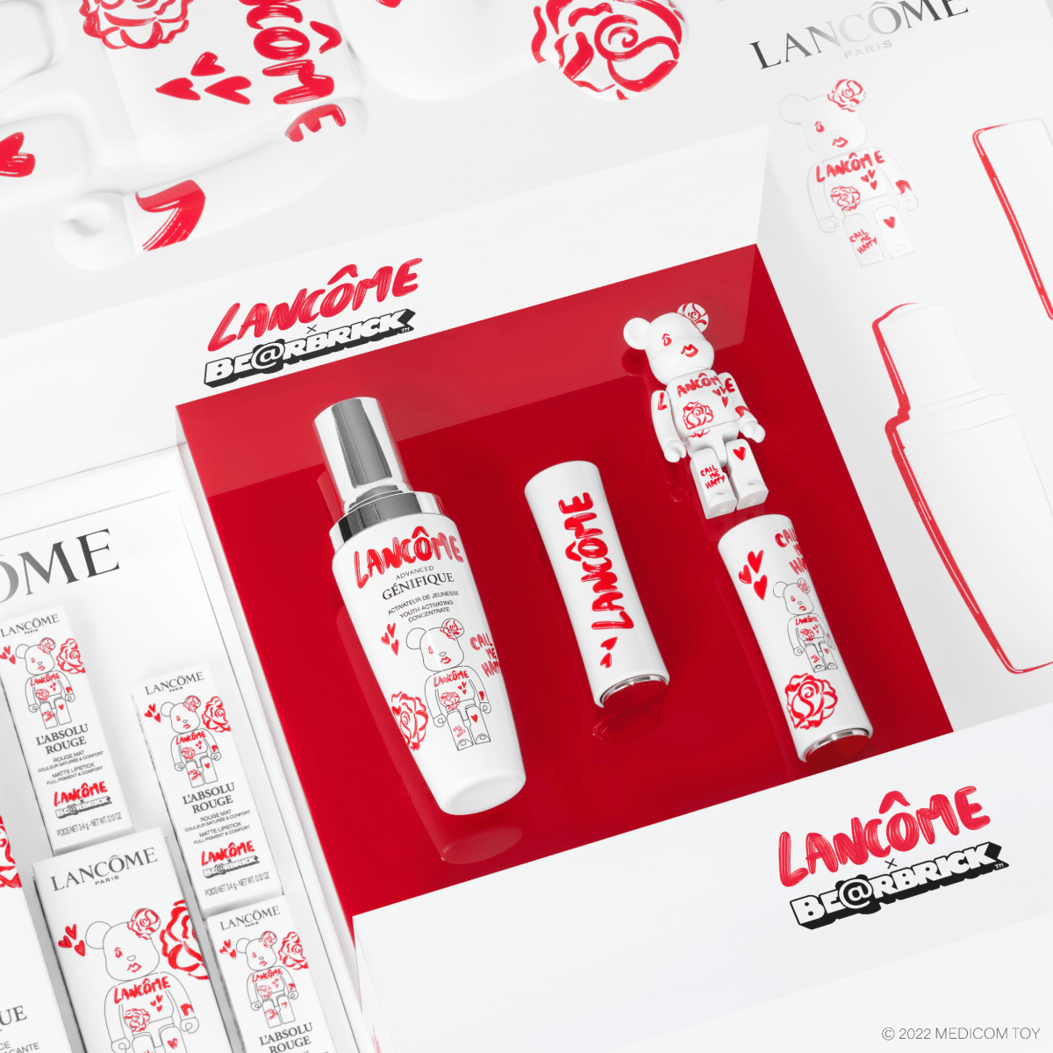 LANCOME Bearbrick LIMITED EDITION 3点セット- Lancôme Bearbrick Has Lipstick Designs & Is Limited Edition