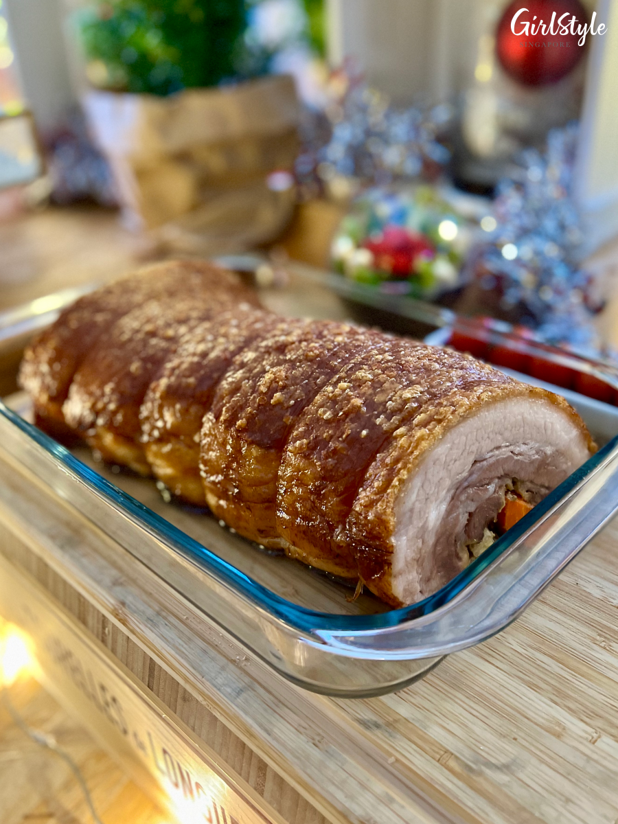 Slow Roasted Iberico Pork Belly - Goodwood Park Hotel Christmas Buffet