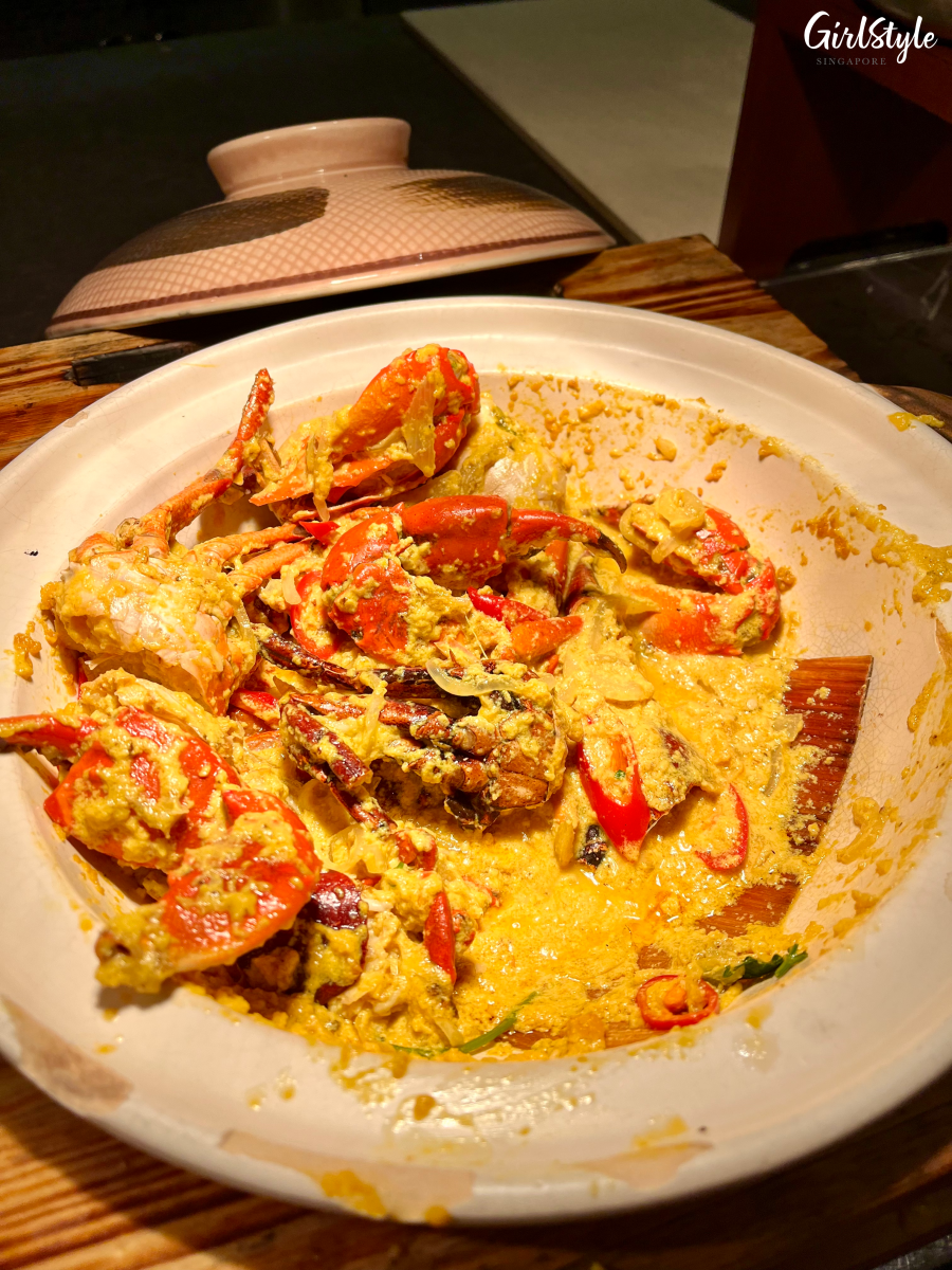 Thai curry crab