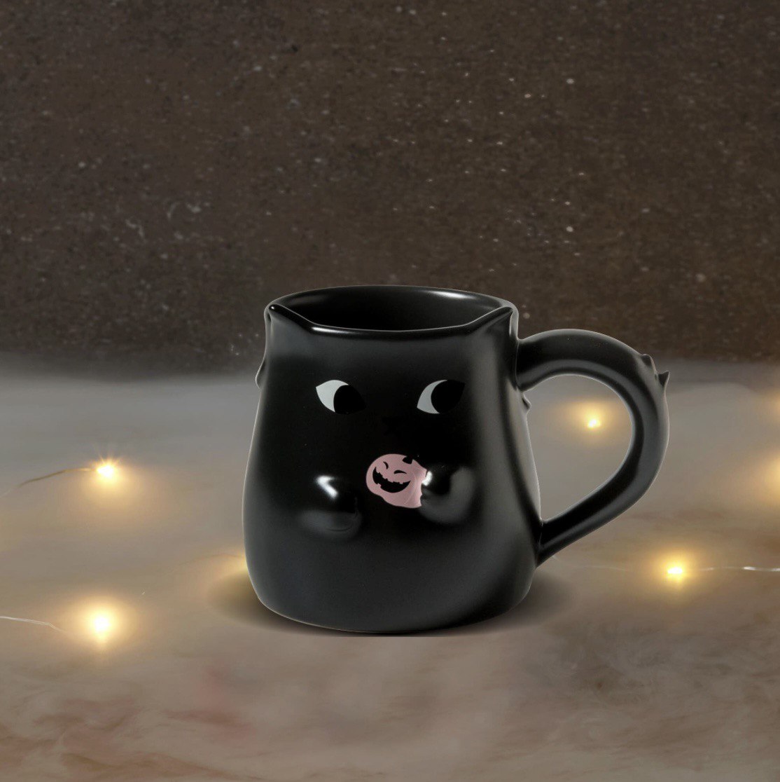 Starbucks Halloween Collection - Black Cat With Pumpkin Mug