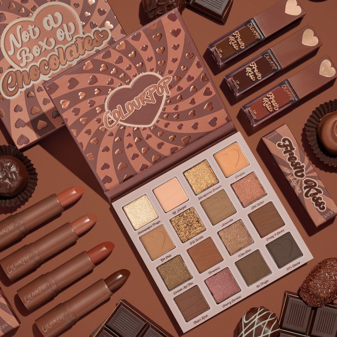 ColourPop's Chocolate Collection New Lip & Eye Makeup Items