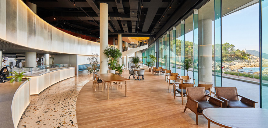 Cabinet de Poissons cafe at Ananti Cove Busan Korea