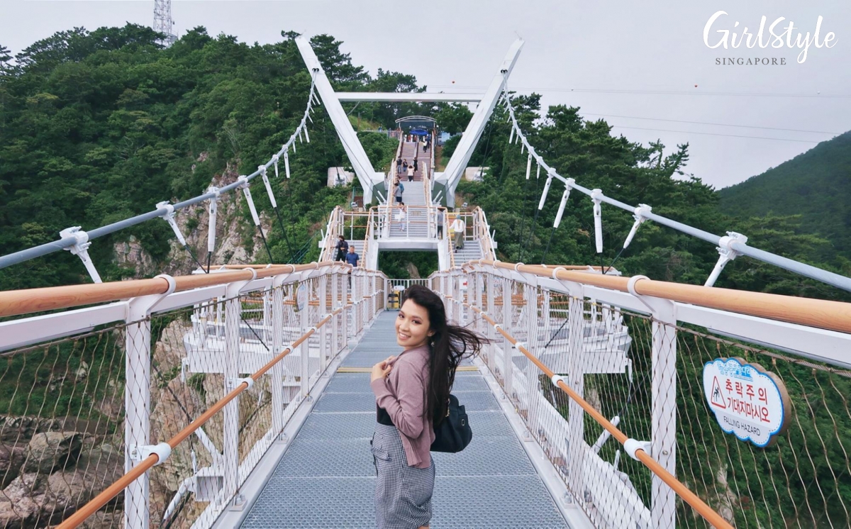 Songdo Yonggung Cloud Bridge Busan Korea