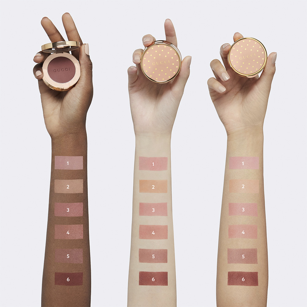 Gucci Blush De Beauté swatches