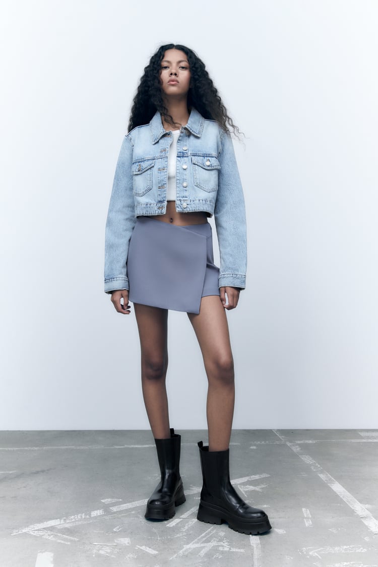 Zara Asymmetric Skort