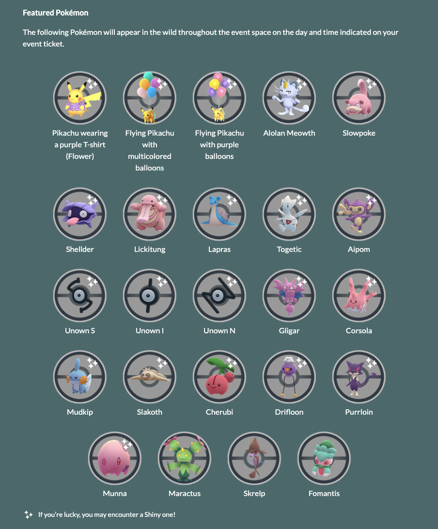Pokemon Go Safari Zone Singapore - Featured Pokemon