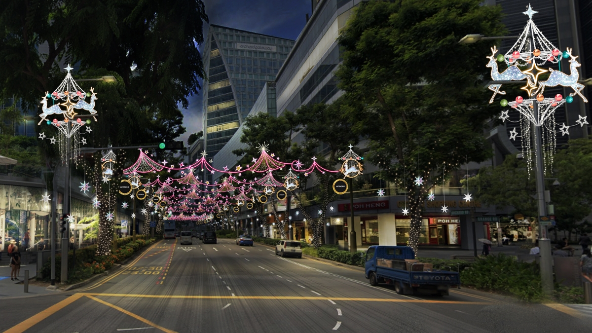 Christmas Lights at Orchard Road - Cairnhill Junction