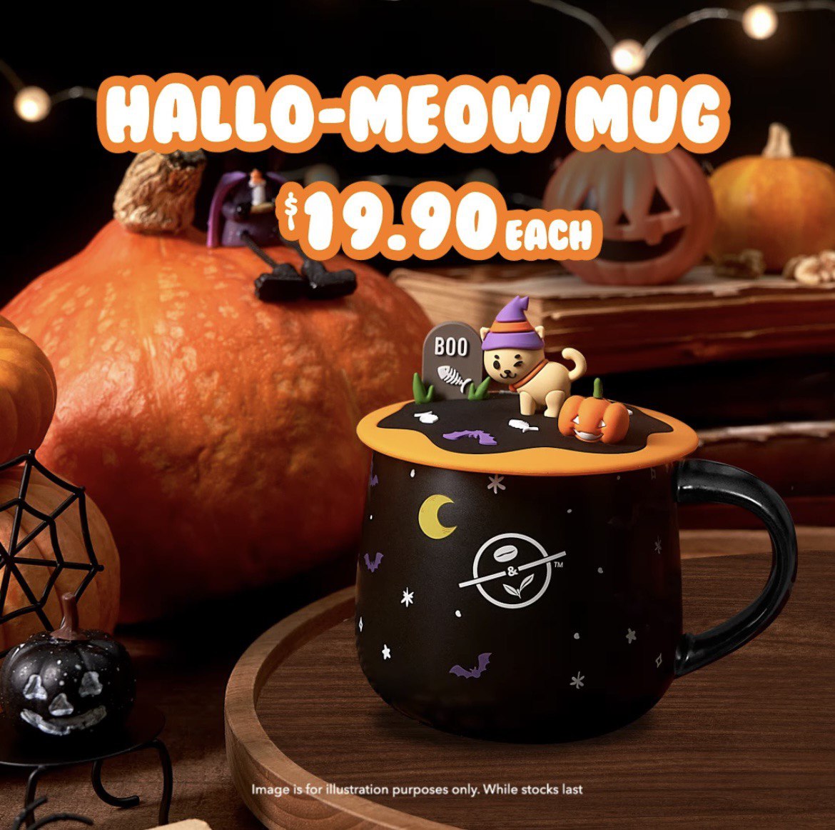 Coffee Bean & Tea Leaf - Hallo-Meow Mug