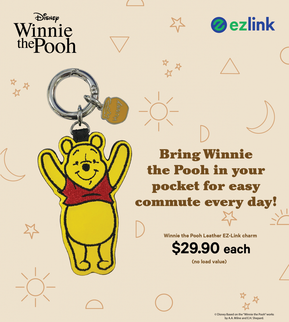 Winnie the Pooh PU Leather EZ-Link charm