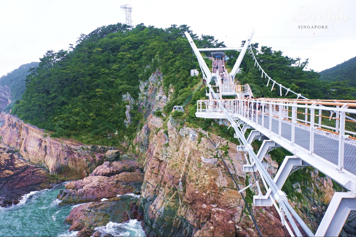 Songdo Yonggung Cloud Bridge Busan Korea