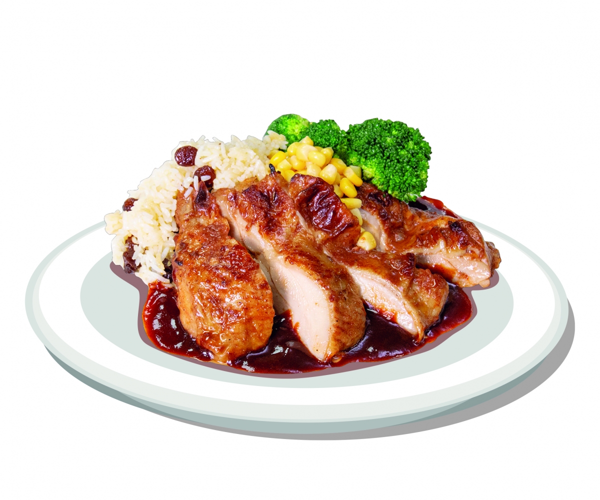7-Eleven Andes BBQ Chicken with butter raisin rice