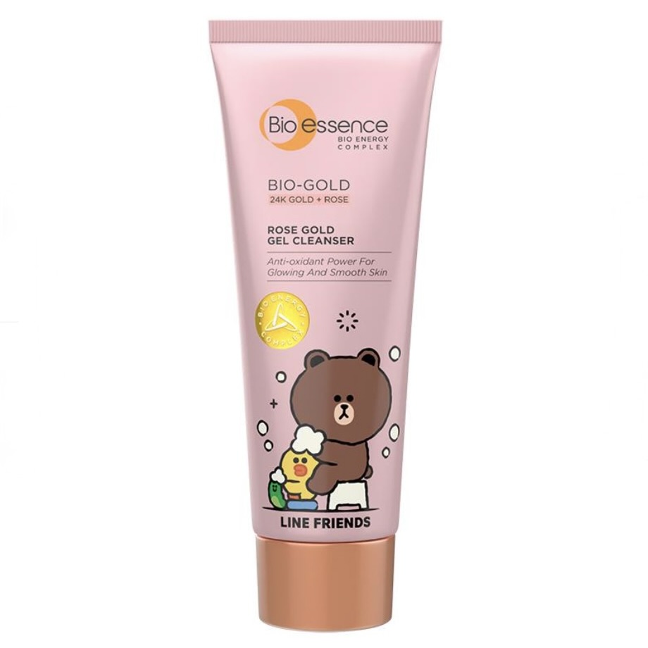 Bio Essence x LINE FRIENDS - Bio-Gold Rose Gold Gel Cleanser