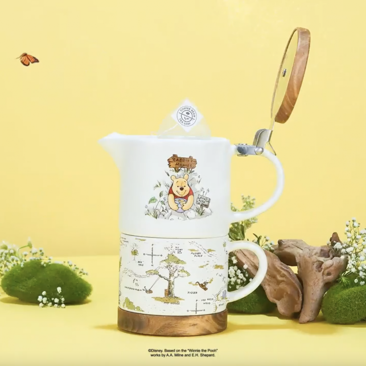 Coffee Bean x Winnie the Pooh Tea Set For One