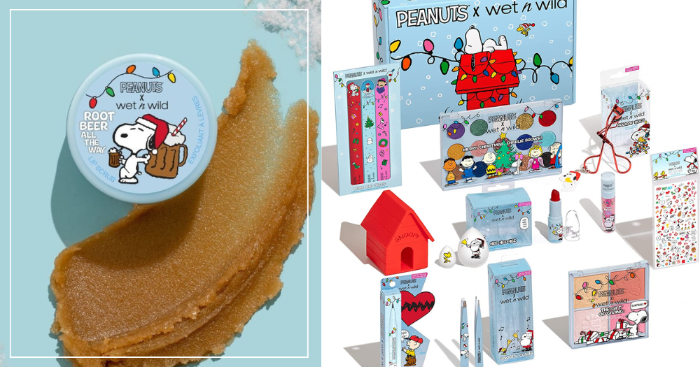 New PEANUTS x wet n wild Christmas Collection Features Snoopy, Get It