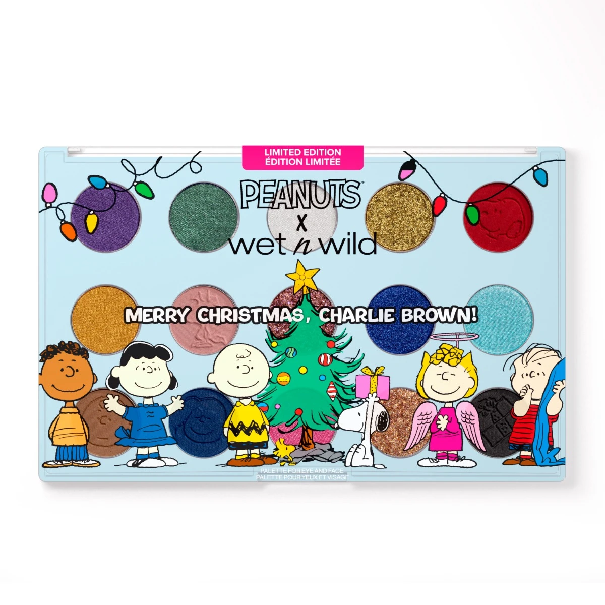 Merry Christmas, Charlie Brown Palette for Eye and Face