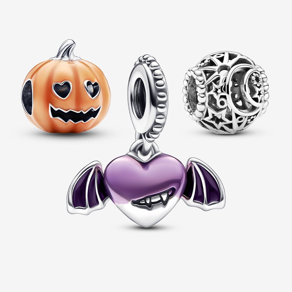 Pandora Halloween Collection - Spooky Charm Set