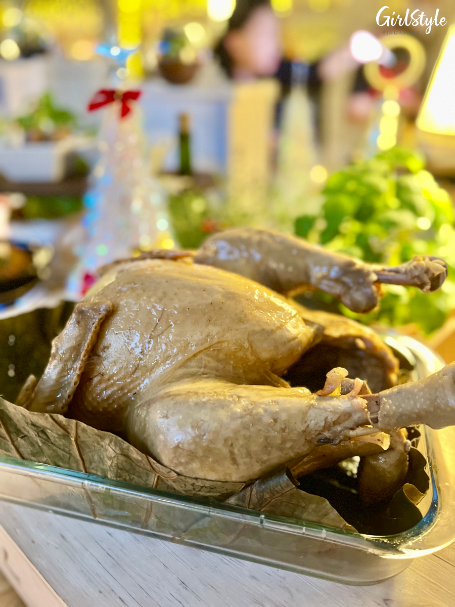 Chinese-style Braised Whole Turkey - Goodwood Park Hotel Christmas Buffet