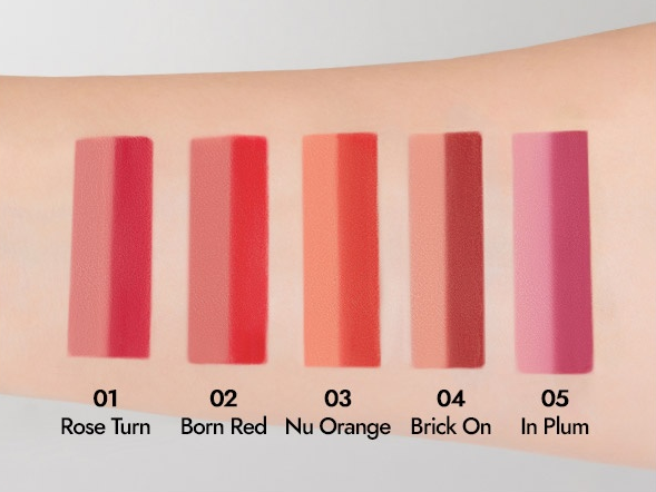 Merythod Two Tone Lipstick swatches