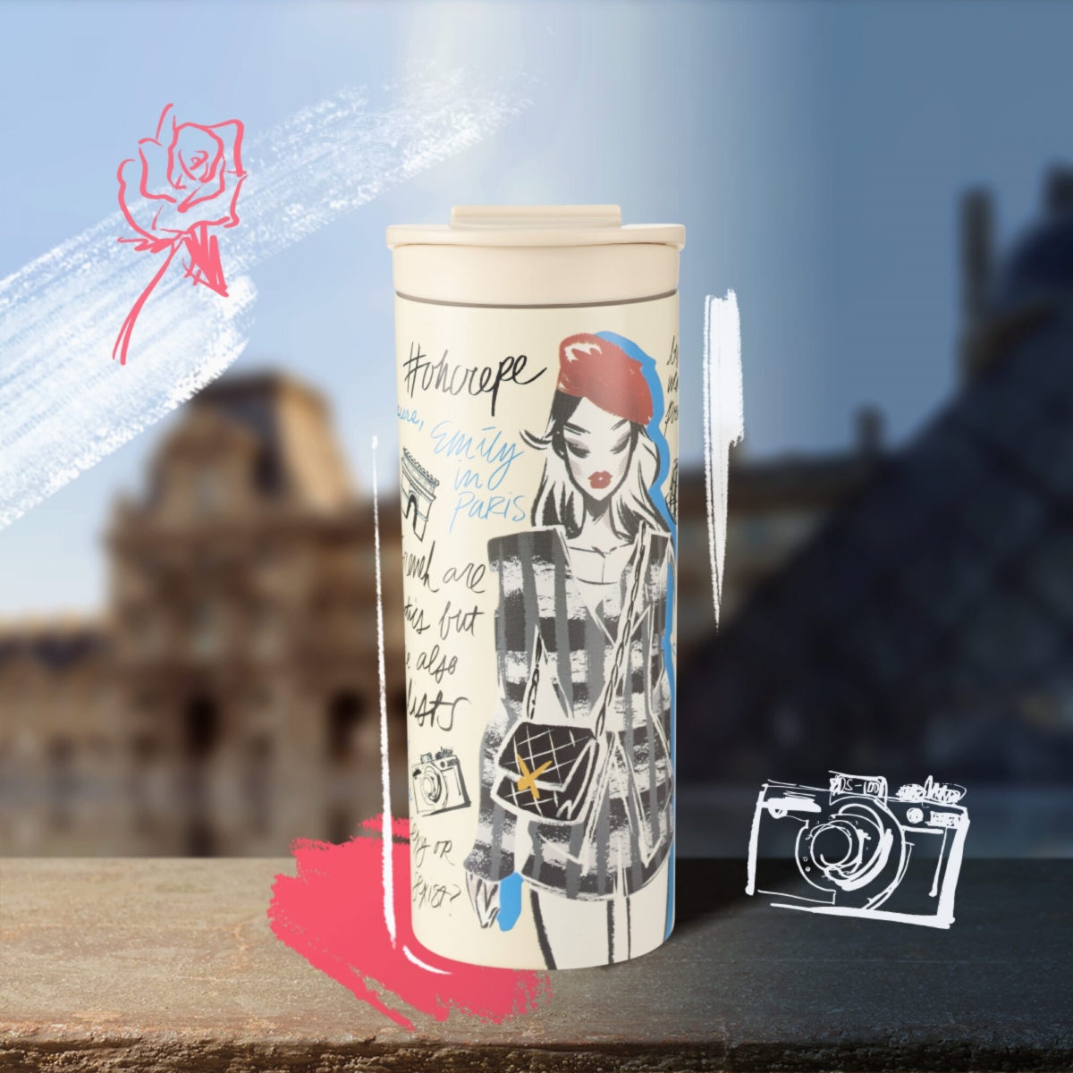 Emily in Paris x Starbucks - Stainless steel tumbler 12oz