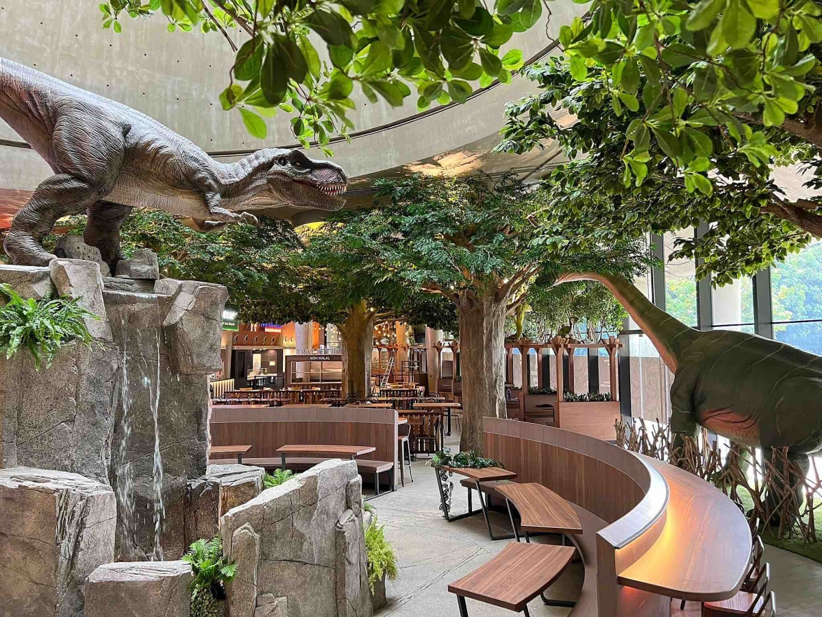 Jurassic Nest Food Hall at Gardens by the Bay