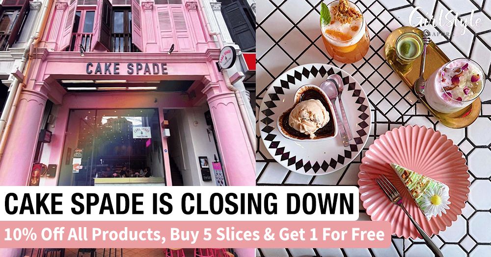 Cake Spade Pink, 2Storey Dessert Cafe In Singapore Is Closing Down