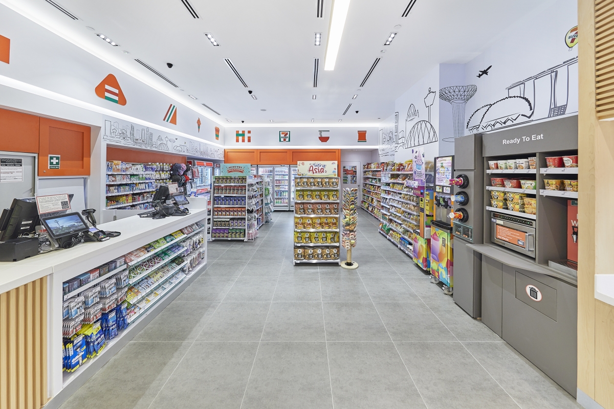 7-Eleven Jewel Changi 7Café Concept Store